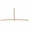 Ekena Millwork Bellingham Smooth Timber Gable Bracket, Douglas Fir, 96"W x 64"H x 1 1/2"D x 3 1/2"F, 16/12 Pitch GBW096X64X0204BEL00SDF - alternate 2